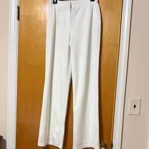 Elegant White Wide Leg Pants